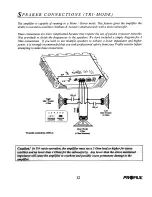 Preview for 13 page of Profile J600.2 Owner'S Manual