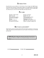 Preview for 3 page of Profile MP6600 Installation Instructions & Owner'S Manual