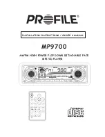 Profile MP9700 Installation Instructions & Owner'S Manual предпросмотр