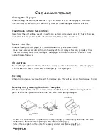 Предварительный просмотр 4 страницы Profile MP9700 Installation Instructions & Owner'S Manual