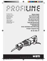 Preview for 1 page of profiline BTI-RS 1050 E Manual