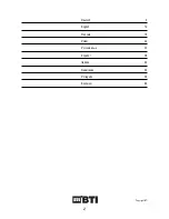 Preview for 2 page of profiline BTI-RS 1200 E Operating Instructions Manual