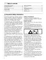 Preview for 8 page of PROFILO ASL6A220 Instruction Manual