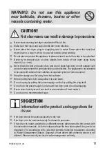 Preview for 11 page of PROFILO PHD08200 User Manual