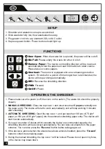 Preview for 4 page of ProfiOffice ALLIGATOR 605 CC AF Operating Instructions Manual