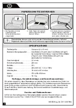 Preview for 8 page of ProfiOffice ALLIGATOR 605 CC AF Operating Instructions Manual