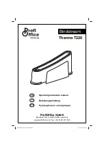 ProfiOffice Bindstream Thermo T220 Instruction Manual preview