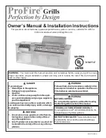 Preview for 1 page of ProFire 27G Owner'S Manual & Installation Instructions