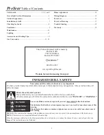 Preview for 2 page of ProFire ProSear Owner'S Manual