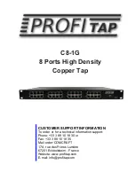 ProfiTap C8-1G Manual предпросмотр