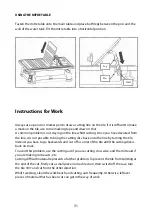 Предварительный просмотр 31 страницы Profitech Diamant TC 180 Operating Manual