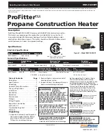 ProFitter RMC-FA300PF Operating Instructions & Parts Manual preview