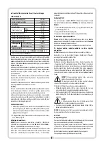 Preview for 41 page of PROFIX Vulcan Concept VJR50 Operating Instruction