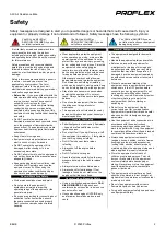 Preview for 2 page of Proflex AFX Instruction Manual