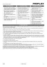 Preview for 3 page of Proflex AFX Instruction Manual