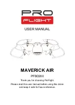 ProFlight MAVERICK AIR PFBD200 User Manual preview