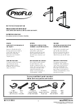 ProFlo Kiger PFXC1711CP Installation Instructions предпросмотр