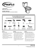 ProFlo PF1500 Series Installation Instructions Manual preview