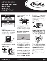 Preview for 1 page of ProFlo PF1710 Installation Instructions Manual