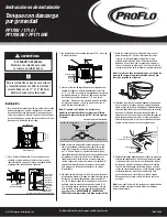 Preview for 5 page of ProFlo PF1710 Installation Instructions Manual