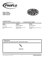 ProFlo PF603BN Installation Instructions предпросмотр