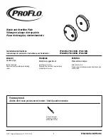 ProFlo PF631BN Installation Instructions preview