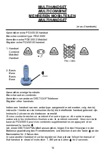 Предварительный просмотр 10 страницы Profoon DECT PDX-5500 User Manual