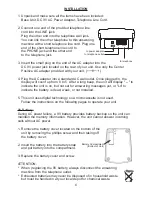 Предварительный просмотр 6 страницы Profoon TAM-60X User Manual