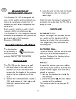 Preview for 6 page of Profoon TX-105 User Manual