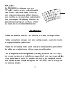 Предварительный просмотр 7 страницы Profoon TX-525 User Manual