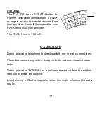 Предварительный просмотр 17 страницы Profoon TX-525 User Manual