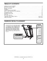 Предварительный просмотр 2 страницы ProForm 11.5 Competitor Treadmill User Manual