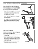 Preview for 20 page of ProForm 11.5 Competitor Treadmill User Manual