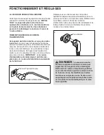 Preview for 14 page of ProForm 1195 Zlt Cwl Treadmill (French) Manuel De L'Utilisateur