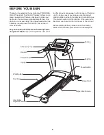 Preview for 5 page of ProForm 1500 Rt Treadmill Manual