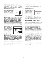 Preview for 16 page of ProForm 1500 Rt Treadmill Manual