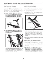 Preview for 21 page of ProForm 1500 Rt Treadmill Manual