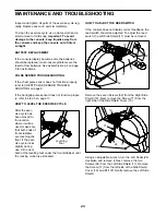 Предварительный просмотр 23 страницы ProForm 1550cwi User Manual