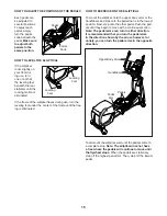 Предварительный просмотр 15 страницы ProForm 18.0 Re Elliptical User Manual