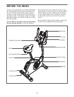 Preview for 4 page of ProForm 200 Csx Bike Manual