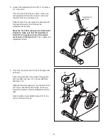 Preview for 7 page of ProForm 200 Csx Bike Manual