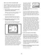 Preview for 16 page of ProForm 200 Csx Bike Manual