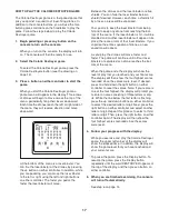 Preview for 17 page of ProForm 200 Csx Bike Manual