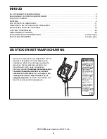 Preview for 2 page of ProForm 200 Zlx Bike (Dutch) Gebruiksaanwijzing