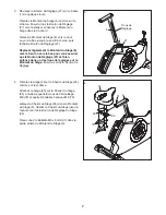 Preview for 7 page of ProForm 215 Csx Bike (French) Manuel De L'Utilisateur