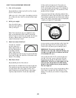 Preview for 20 page of ProForm 225 CSX User Manual