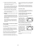 Preview for 22 page of ProForm 225 CSX User Manual