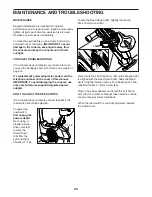 Preview for 23 page of ProForm 225 CSX User Manual