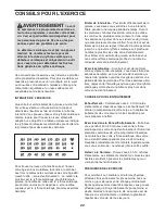 Preview for 22 page of ProForm 30331.1 (French) Manuel De L'Utilisateur