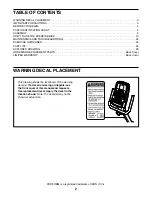 Предварительный просмотр 2 страницы ProForm 310 Cx Bike Manual